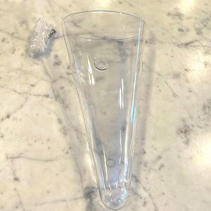 Pottery Barn Simple Cone Wall Vase